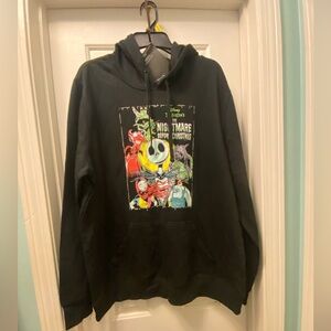 NWT Disney Black Nightmare Before Hoodie